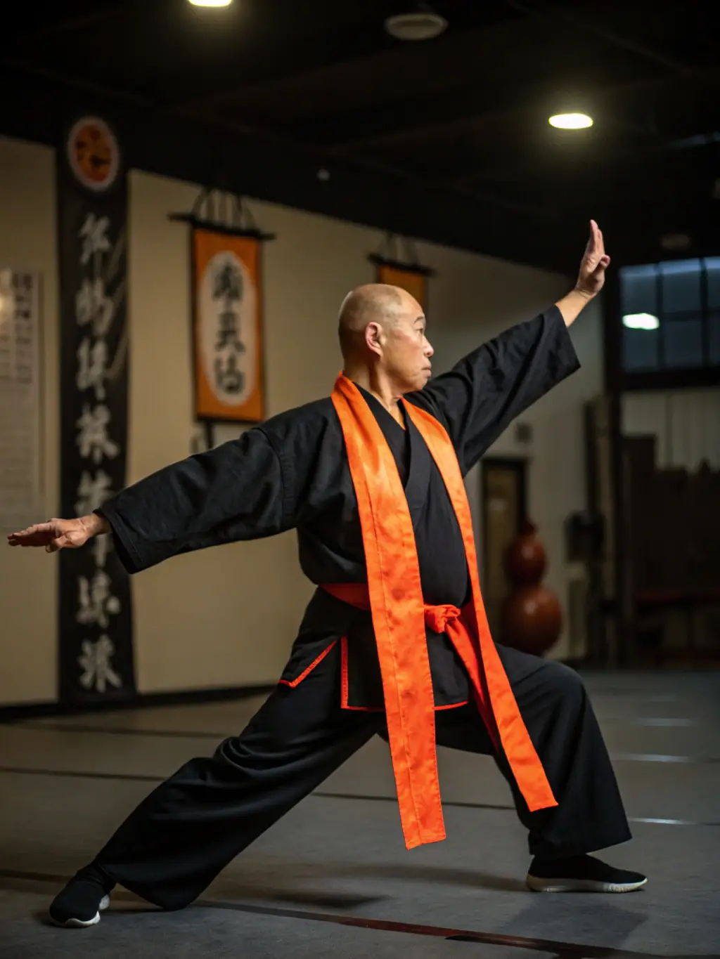 A student successfully executing a martial arts technique with confidence and focus, reflecting personal growth and skill development.